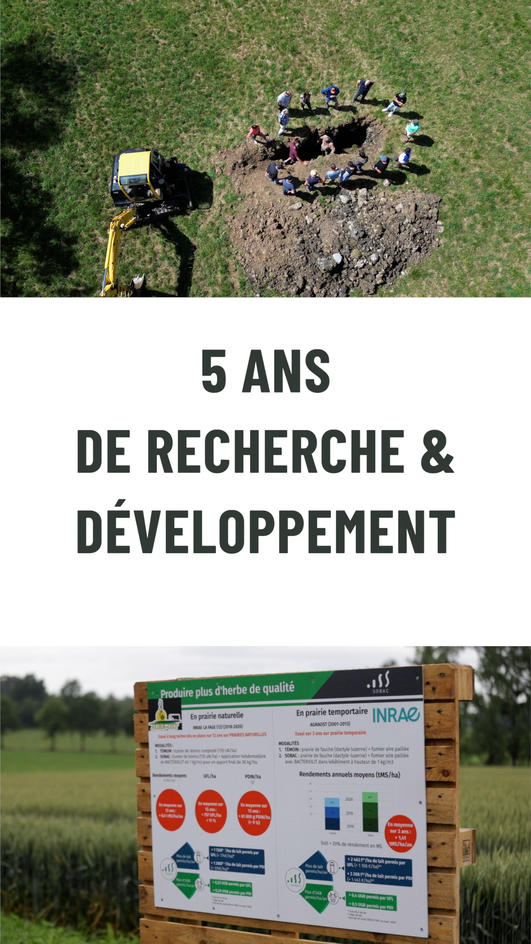 5 ans de recherche et développement