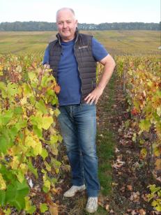 Eric Taillet, viticulteur dans la Marne, utilisateur de Bactériosol. 