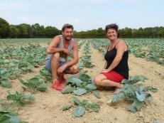 Sandra et Matthieu Gilbert, maraîchers bio en Vendée et utilisateurs de Bactériosol depuis 2013.