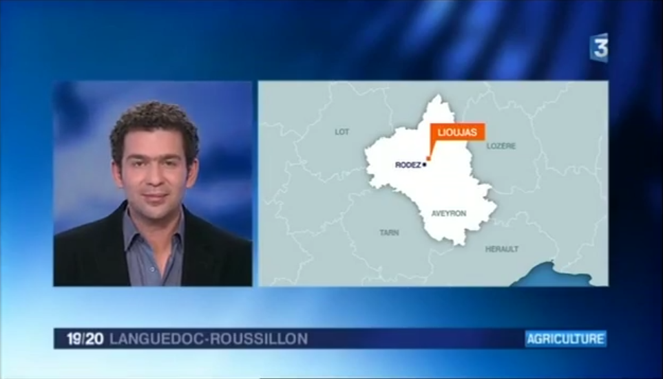 Reportage présentation SOBAC : JT FR3 Languedoc Roussillon.