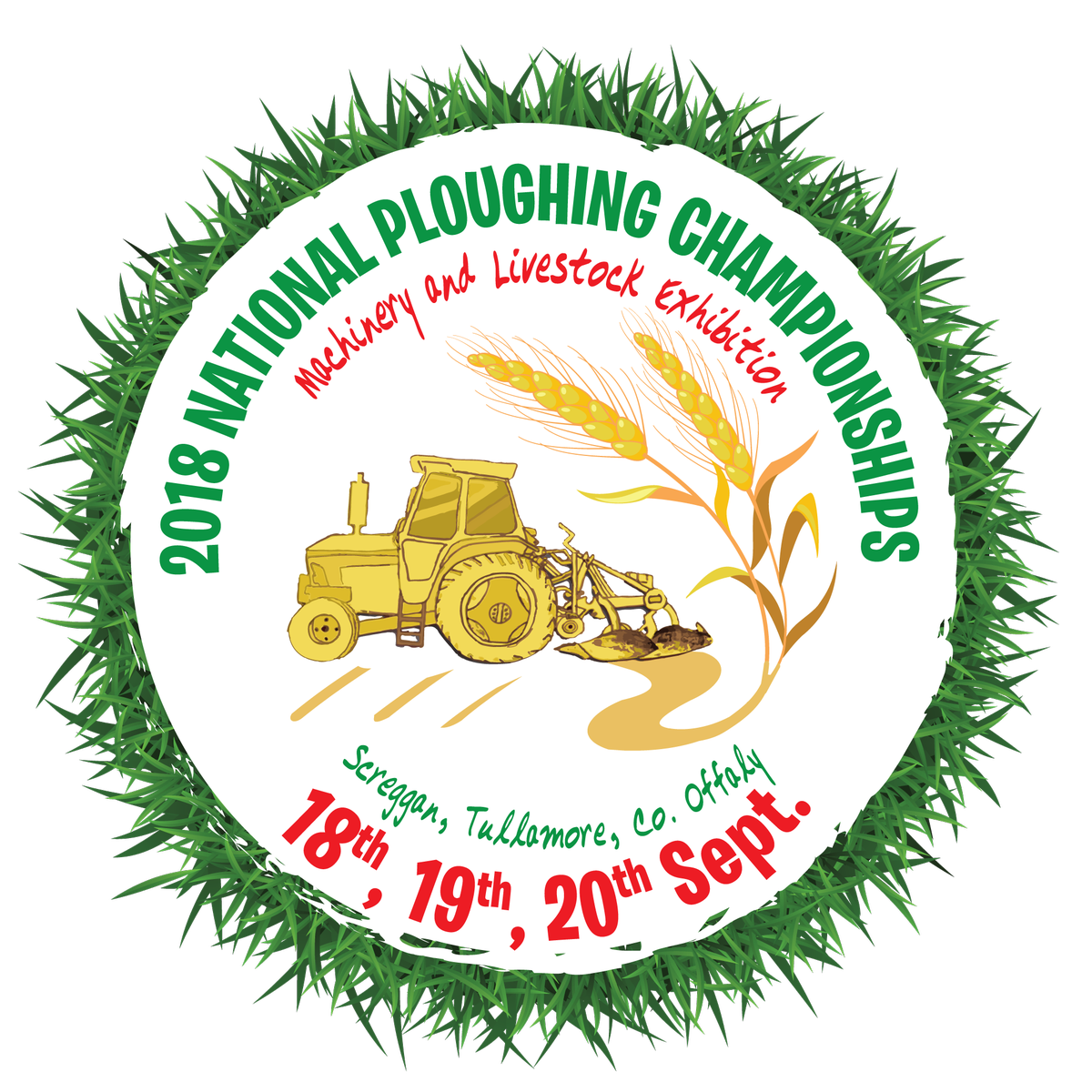 Logo du championnat national de labour en Irelande